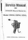 Chinon 30 manual. Camera Instructions.